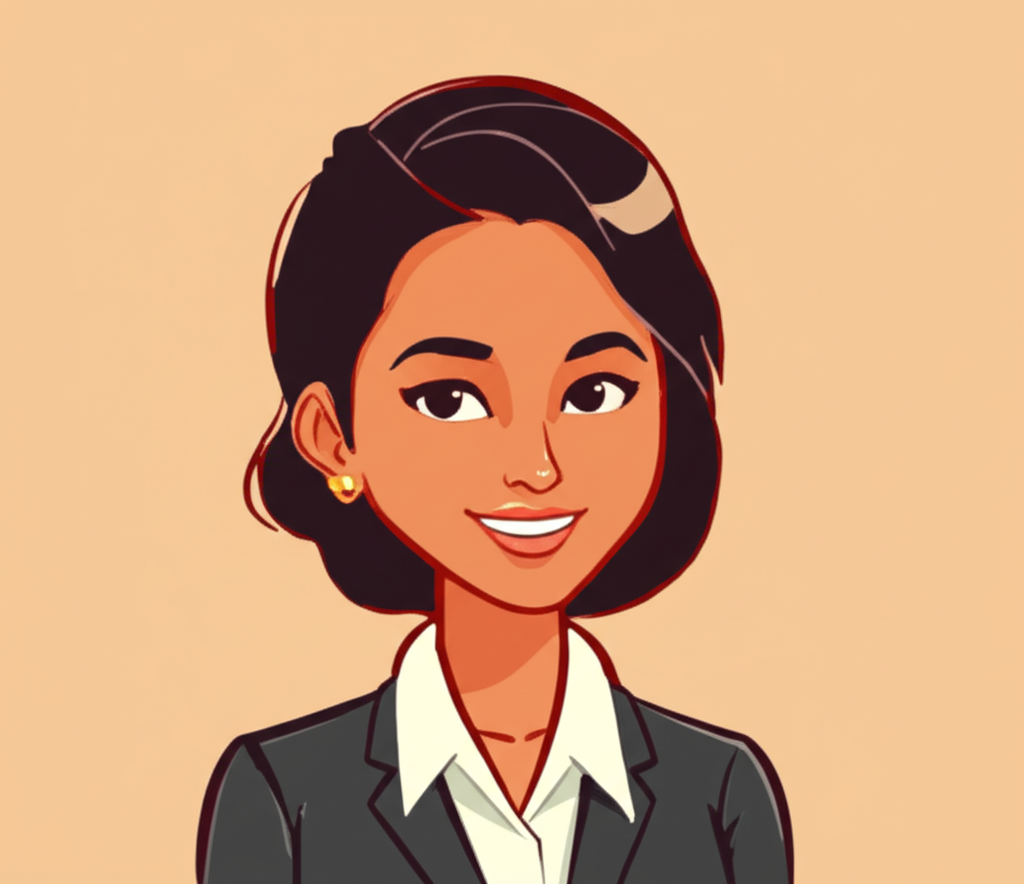 Priya Sharma - Cartoon illustration