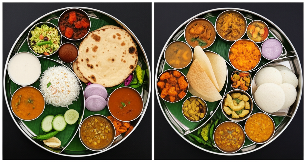 Exploring Regional Indian Cuisines: North vs. South
